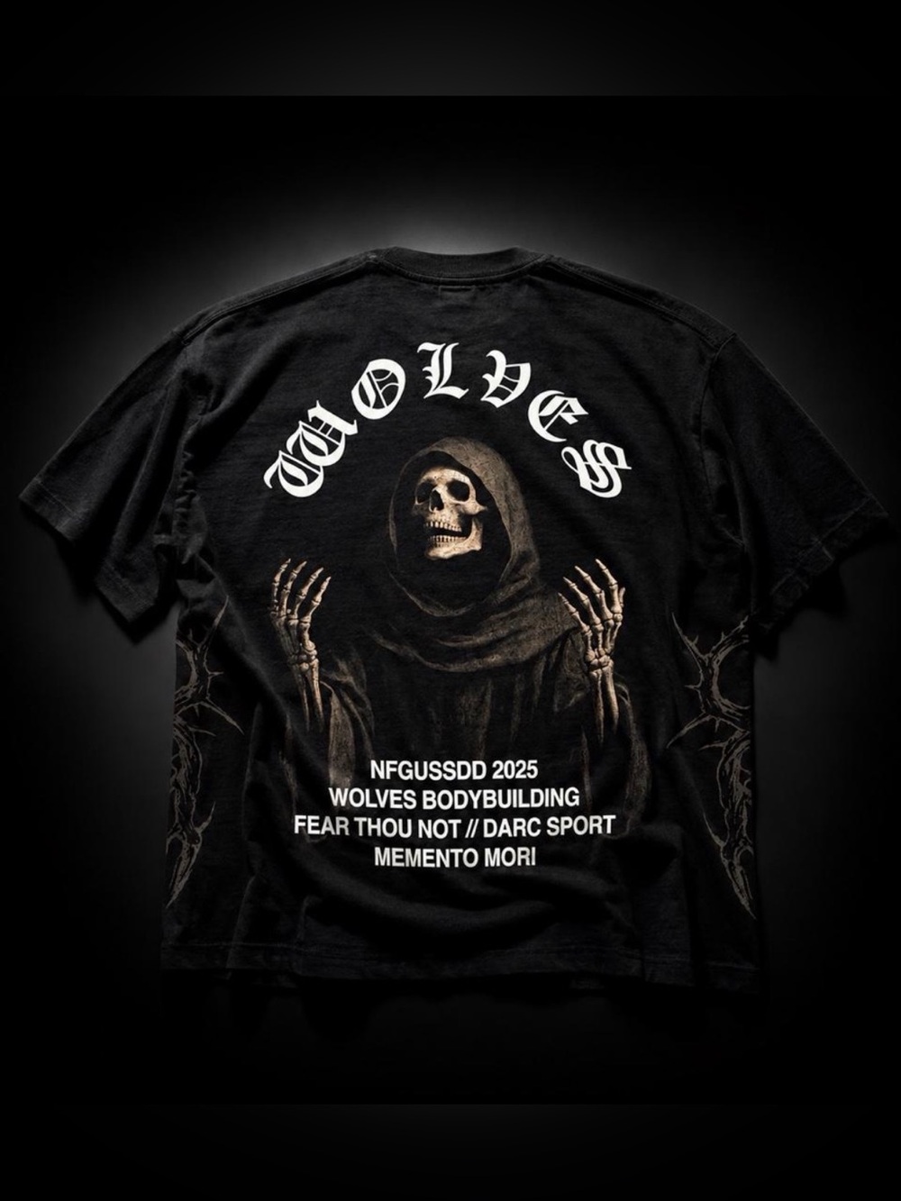 Darc Sport ‘Fear Thou Not’ Grim Reaper Oversized Tee - Size L - NWT